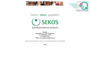 SEKOS - Selbsthilfekontaktstelle Gelnhausen e. V. - www.main-kin